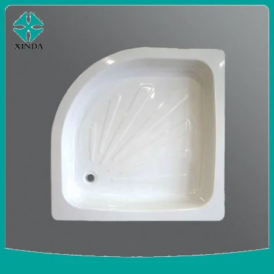 China Großhändler Importeur Exporteur Einfaches Design Duschwanne aus weißem Marmor und Stahlemaille
